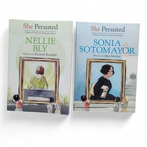 She Persisted Book Set – Nellie Bly & Sonia Sotomayor Kids Biographies Bundle PB